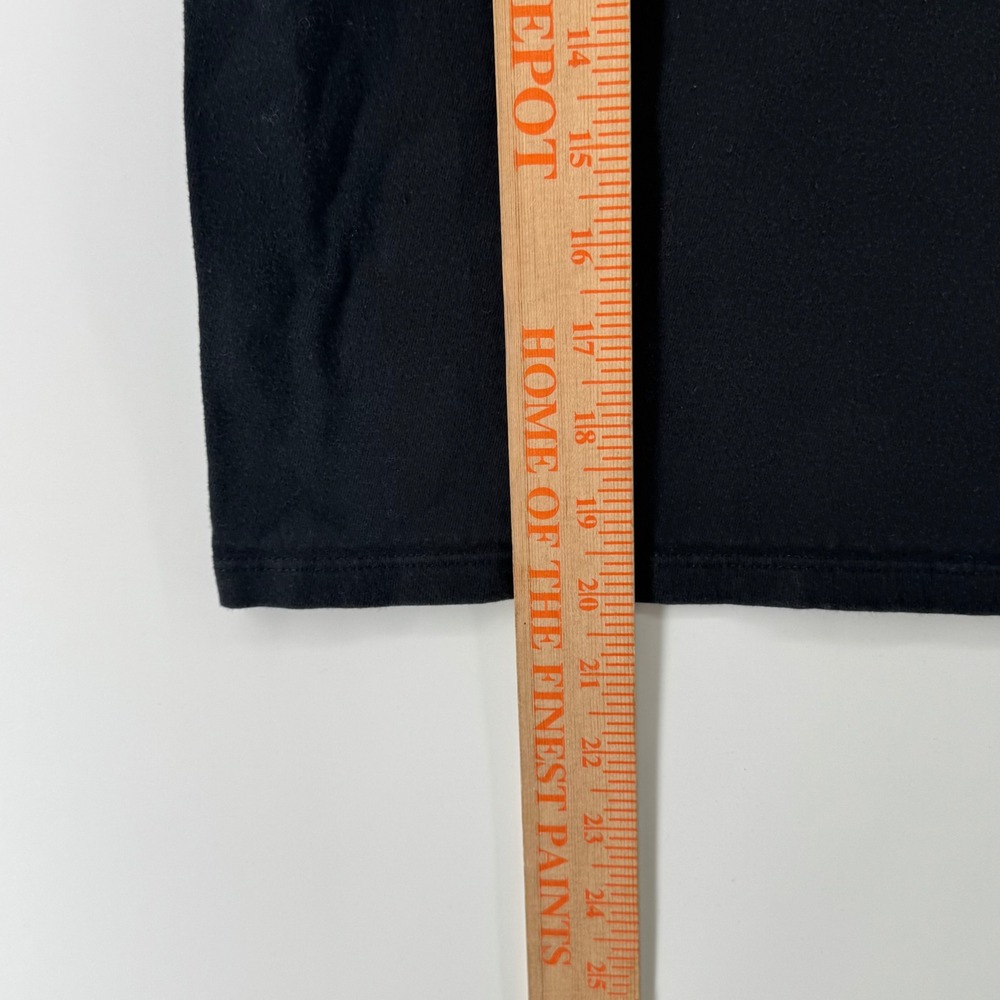 John Galt Brandy Melville New York Soho Graphic Tee Black White Stripe One Size - Picture 4 of 6